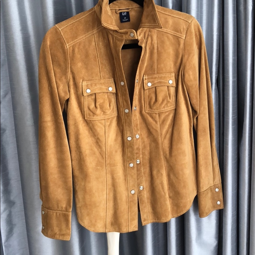 Vintage GAP genuine suede top/jacket - Picture 4 of 8